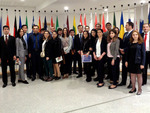 Students of the Diplomatic School at the European Parliament 