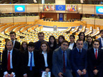 Students of the Diplomatic School at the European Parliament 