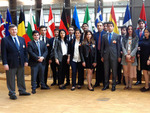 Students of the Diplomatic School at the Council of EU