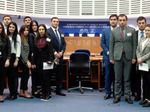 Students of the Diplomatic School at the ECHR